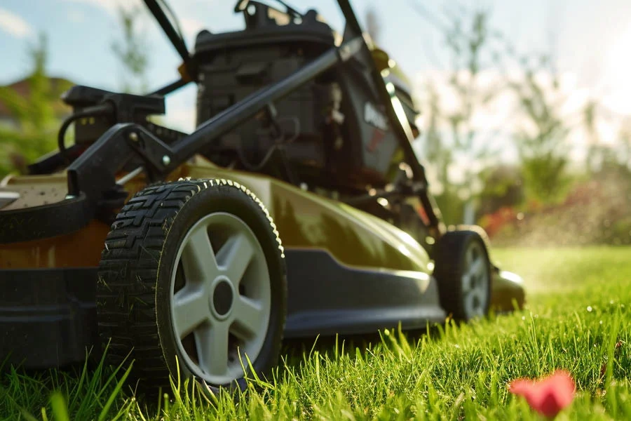 lawn mower self propelled electric